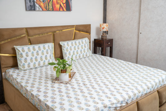 CALMTREE [PERCALE BEDSHEET]