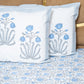 CERULEAN BLOSOOM [PARCALE BEDSHEET]