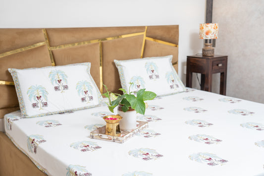 ELE PALM [PARCALE BEDSHEET]
