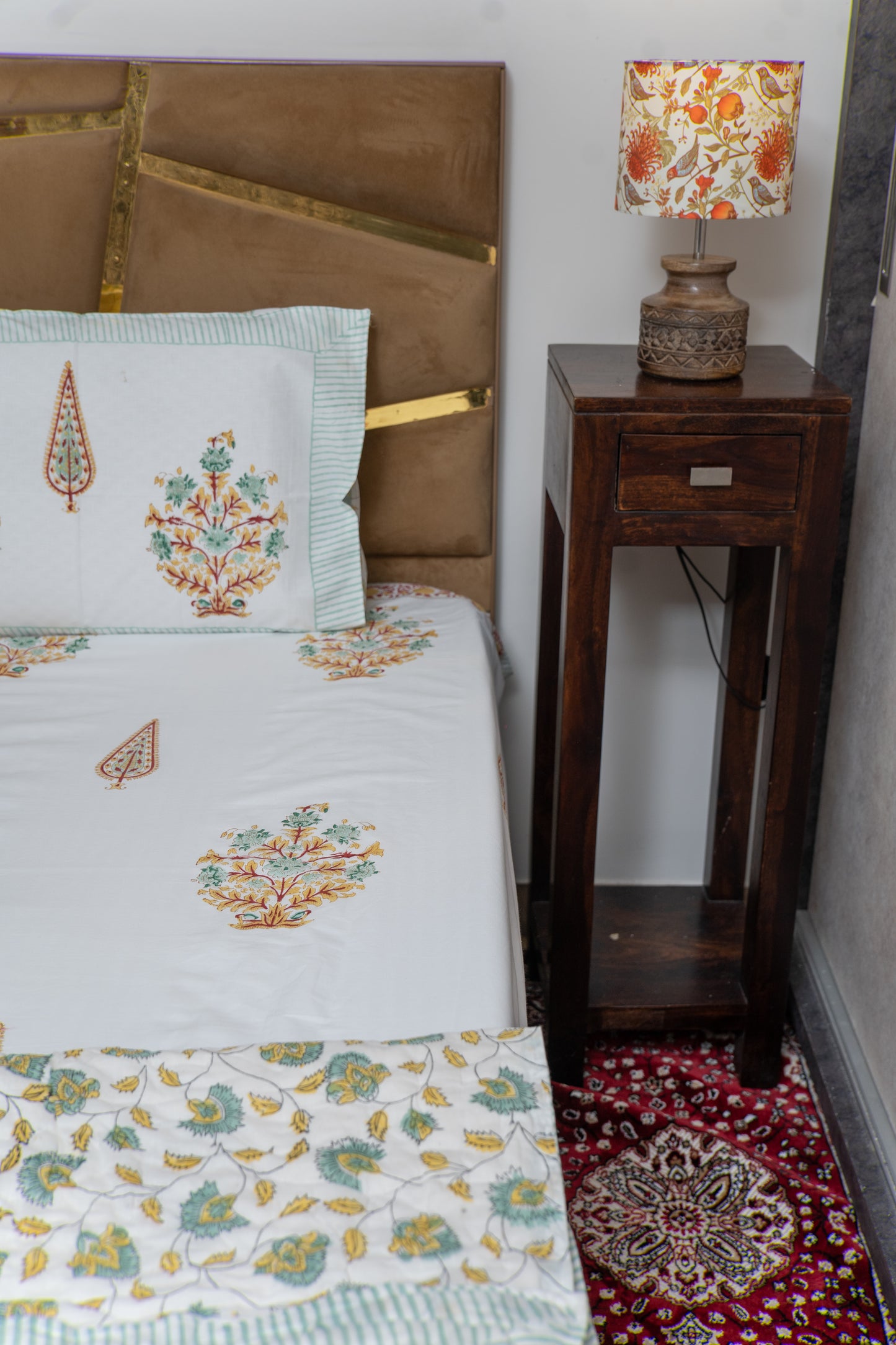 GOLDEN GARDENIA [PERCALE BEDSHEET]