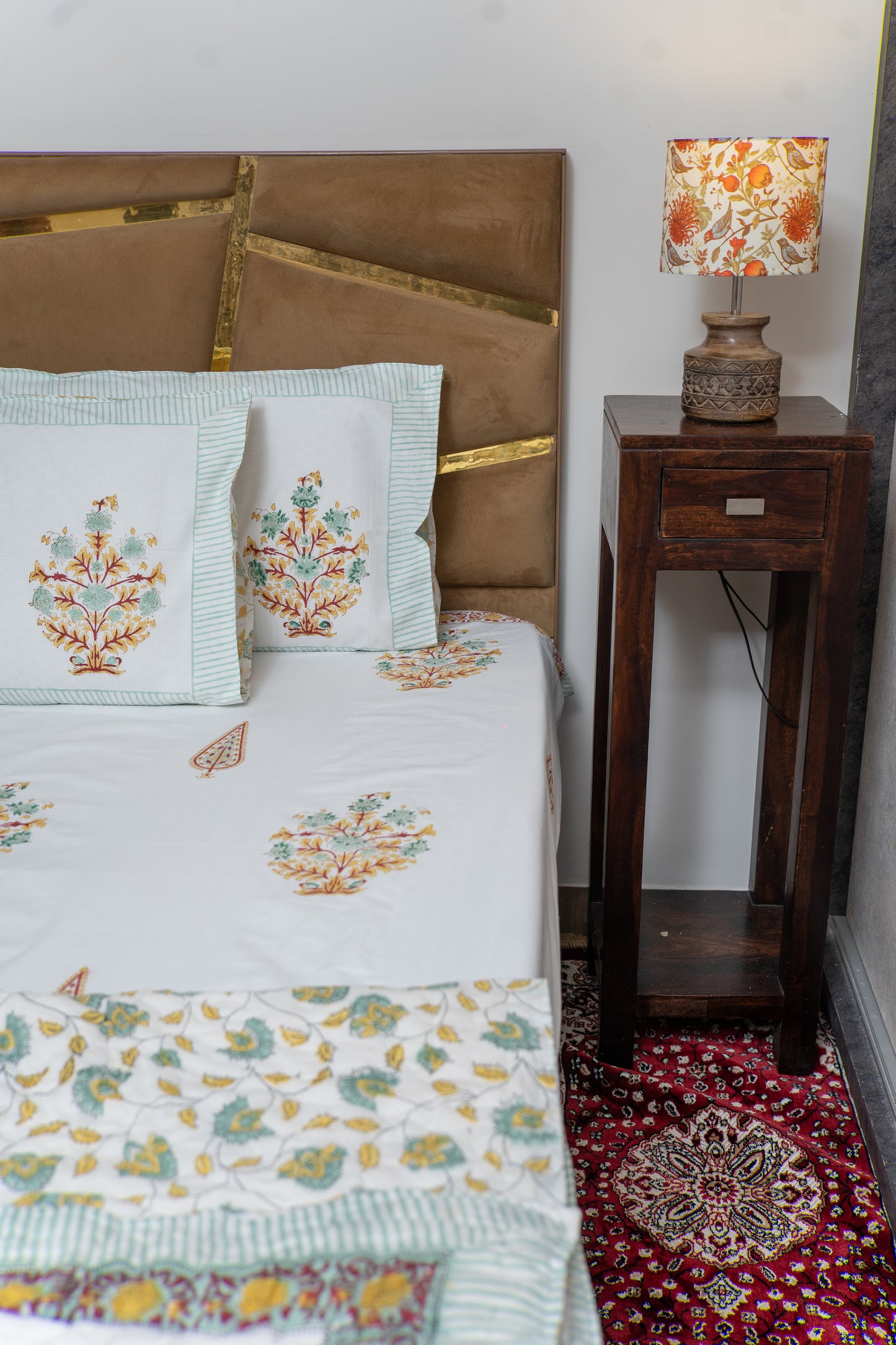 GOLDEN GARDENIA [PERCALE BEDSHEET]