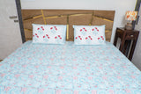 BLUEWHIRL [ PARCLE BEDSHEET]