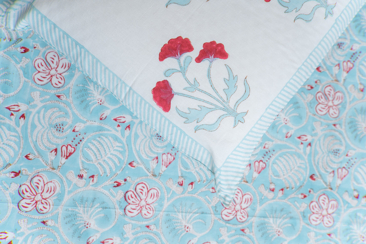 BLUEWHIRL [ PARCLE BEDSHEET]