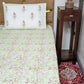 GREEN FLORAL [PARCALE BEDSHEET]