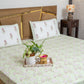 GREEN FLORAL [PARCALE BEDSHEET]