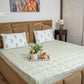 GREEN FLORAL [PARCALE BEDSHEET]