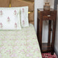 GREEN FLORAL [PARCALE BEDSHEET]