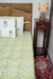 GREEN FLORAL2 [PARCALE BEDSHEET]